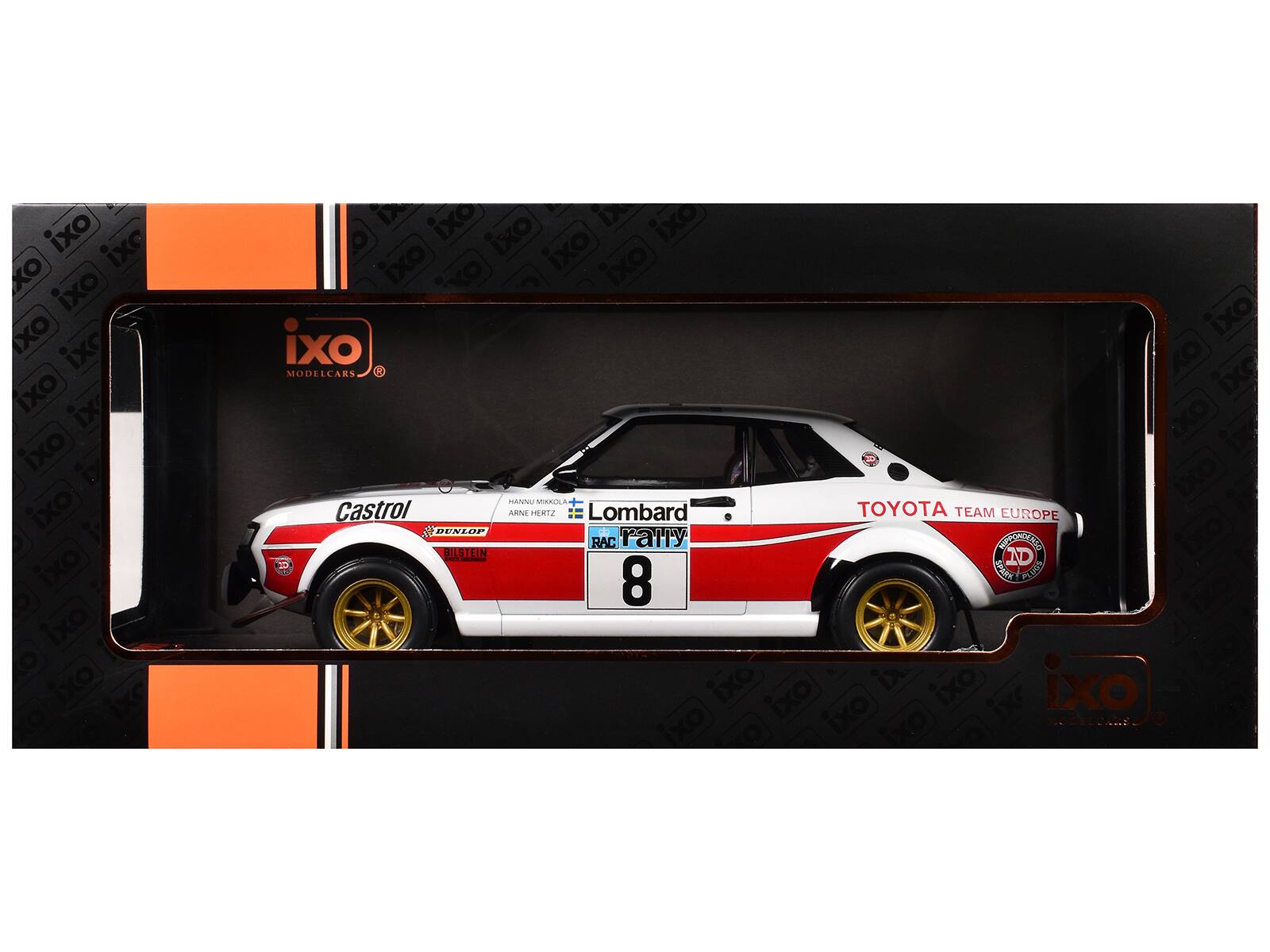 IXO Toyota Celica 2000 GT (RA21) #8 Hannu Mikkola Arne Hertz 2nd