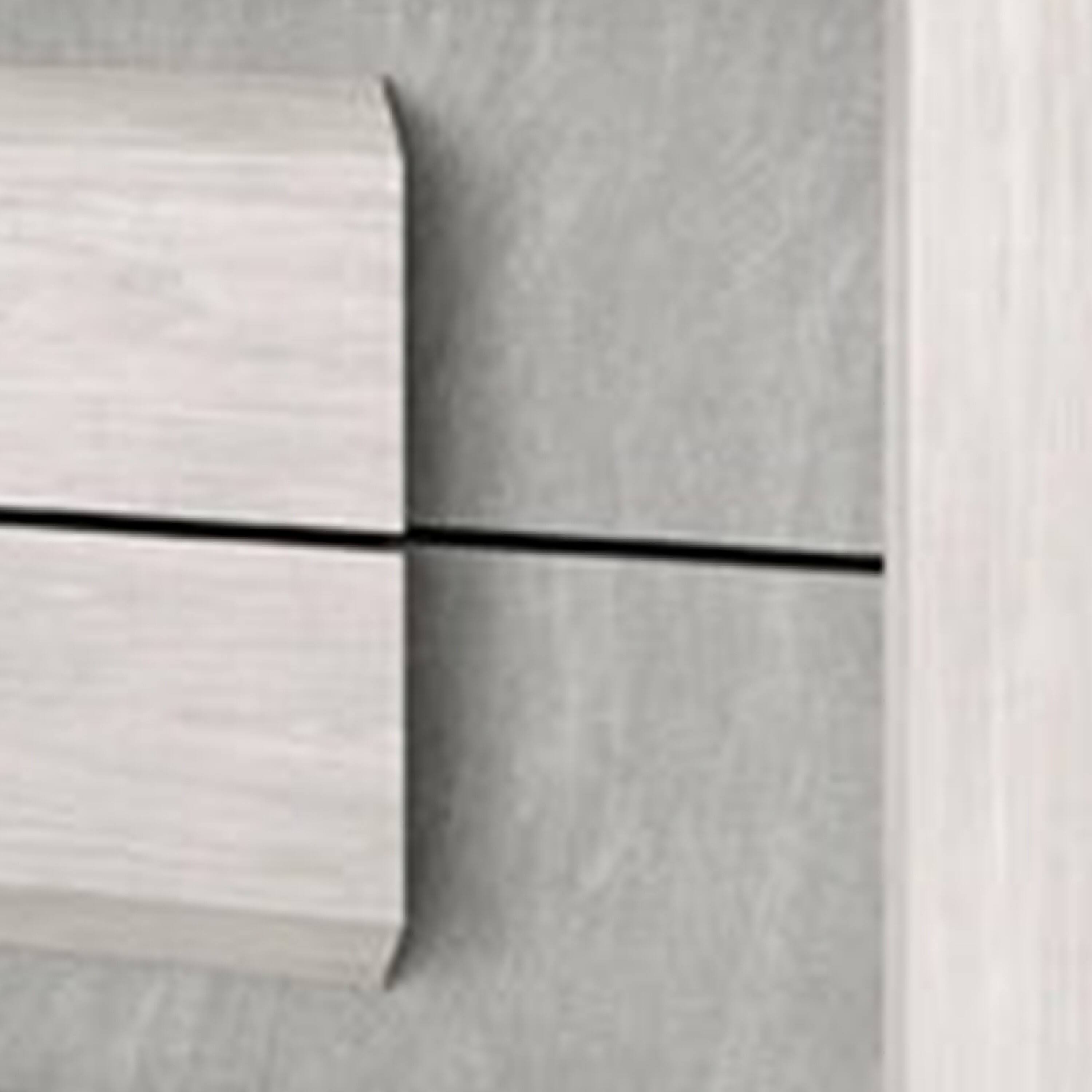 Alt View 1. Manhattan Lane - Nomi Nightstand, 2 Drawers and Melamine Top,24 Inch - White Wash, Stone Gray.