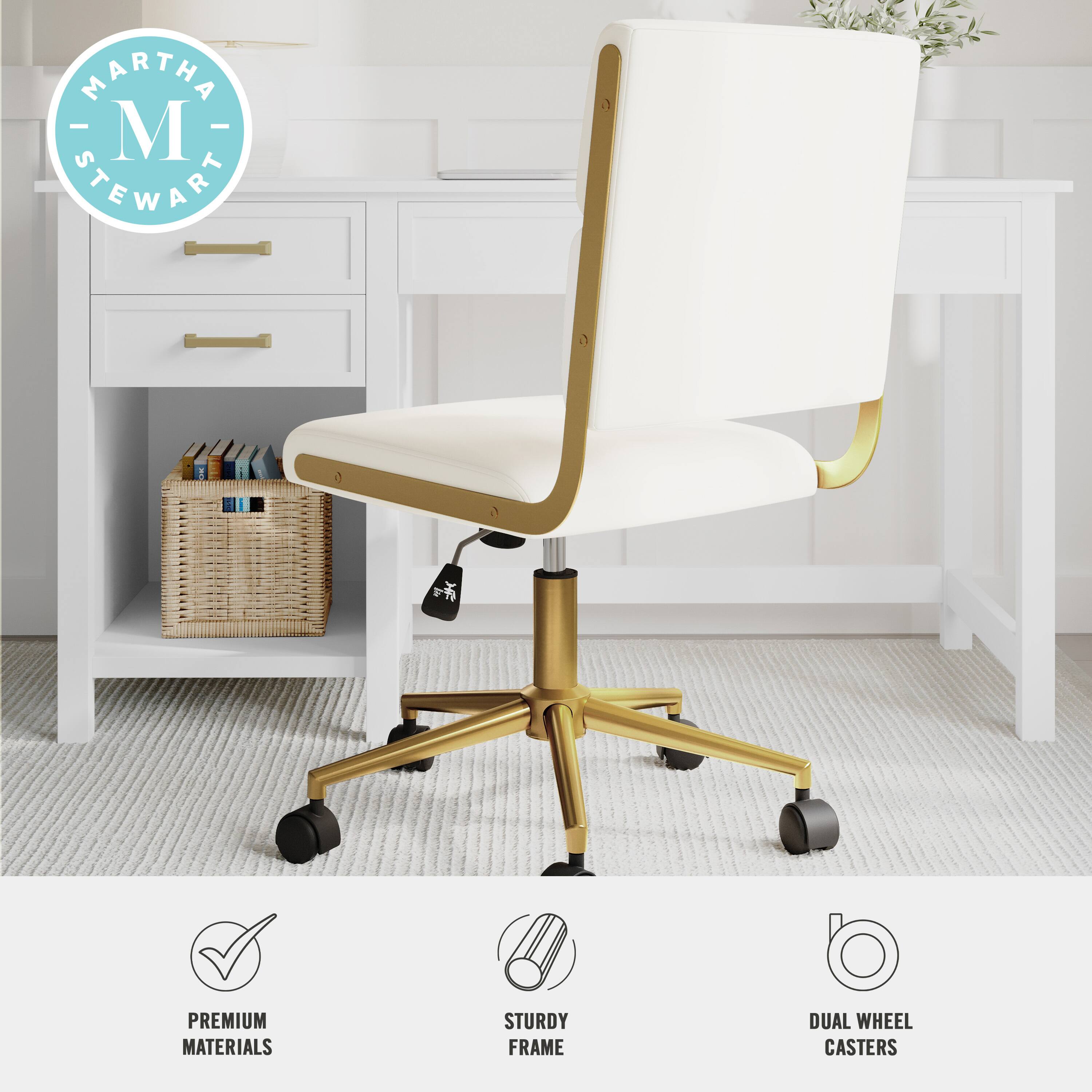 Martha Stewart Premium Materials Sturdy Frame Dual Wheel Casters
