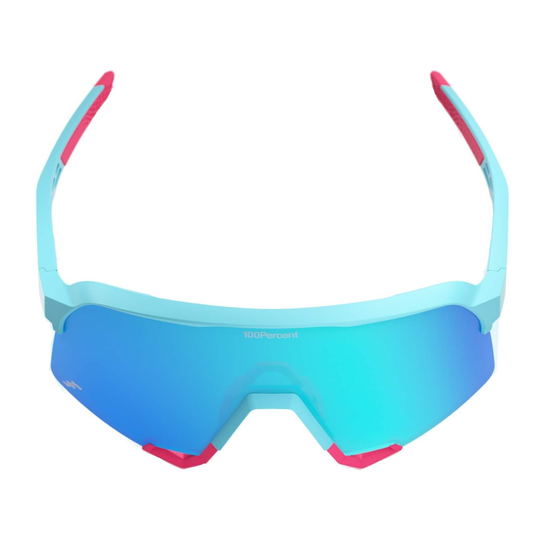 100% - 100 Percent S3 LE Tatis 4 Soft Tact Sunglasses with Topaz Mirror Lens - Blue