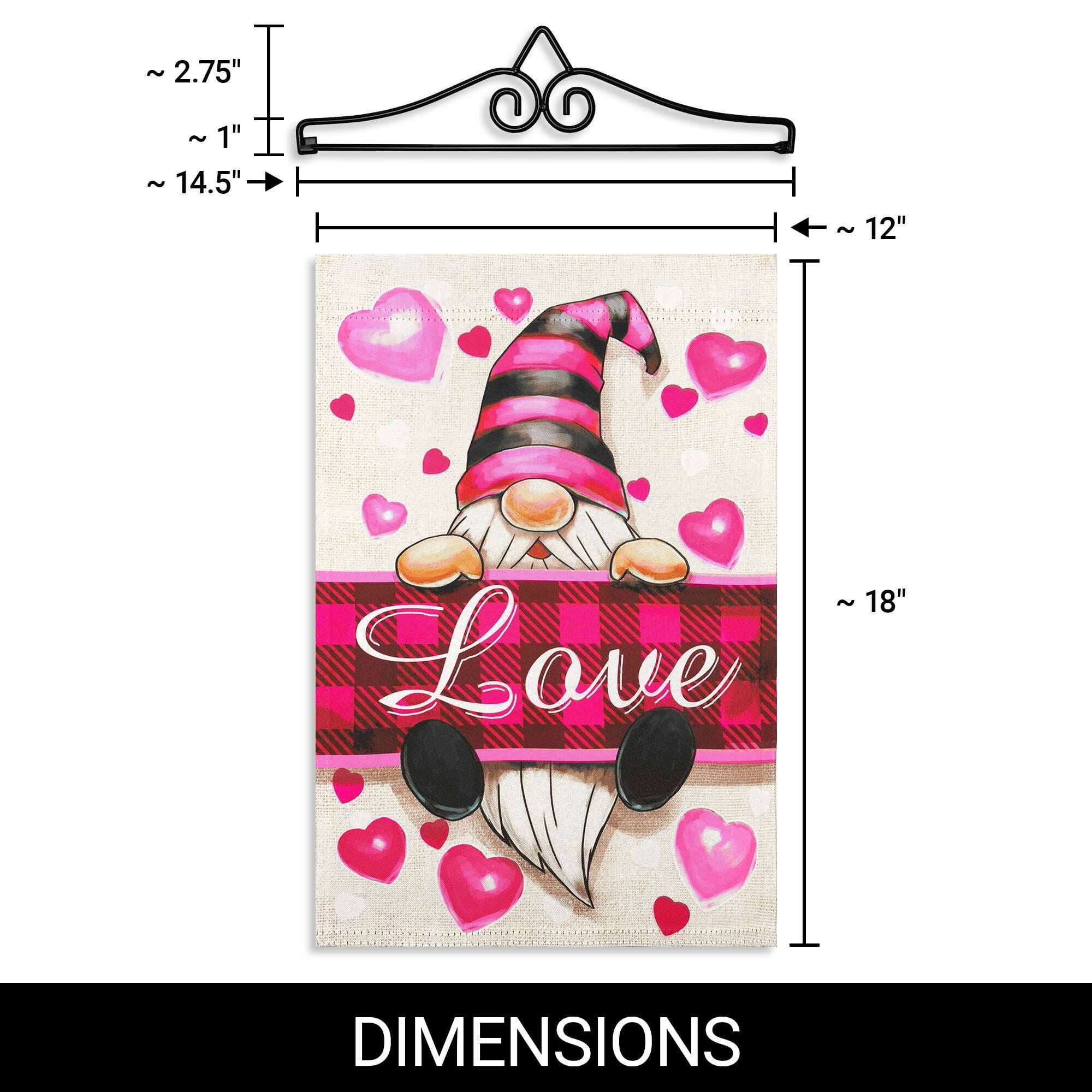 - 2.75"
- 1"
- 14.5"
- 12"
- 18"

Love

DIMENSIONS