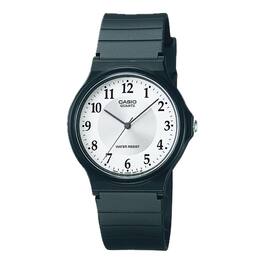 Casio - Men's Classic Analog Watch with White Dial - MQ-24-7B3 - Black