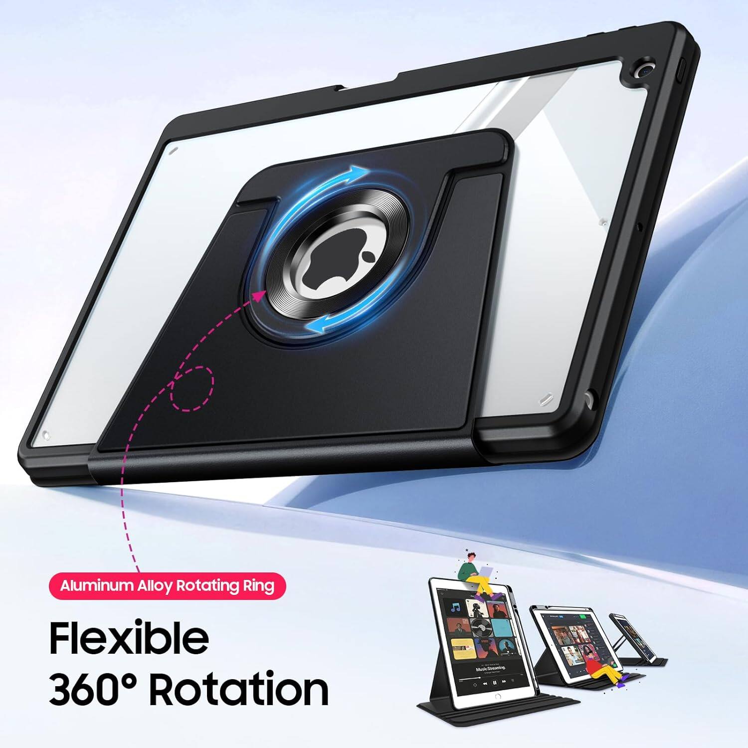 Aluminum Alloy Rotating Ring Flexible 360° Rotation