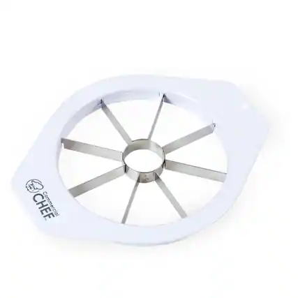 Front. Commercial Chef - COMMERCIAL CHEF Apple Slicer and Apple Corer - White.