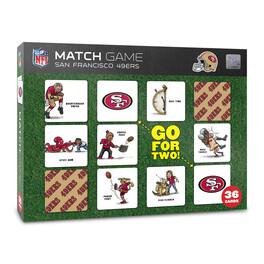 YouTheFan - San Francisco 49ers Licensed Memory Match Game - Multicolor