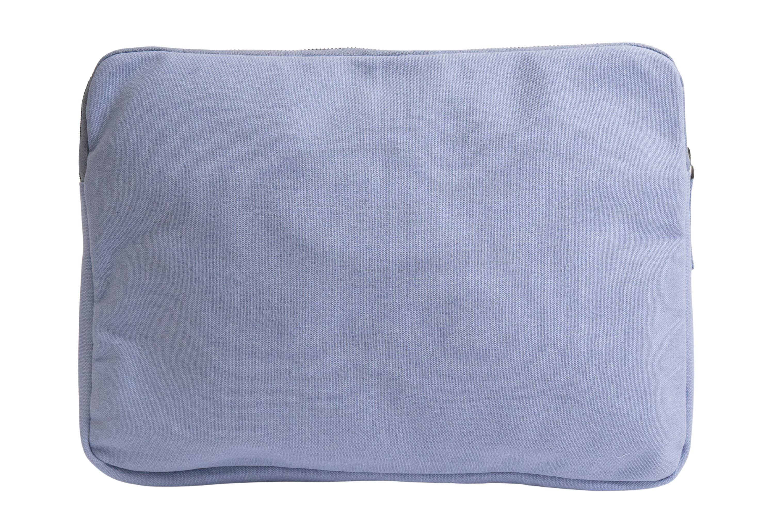 Back. Terra Thread - Organic Cotton Laptop Sleeve 15 inches - Lavender.