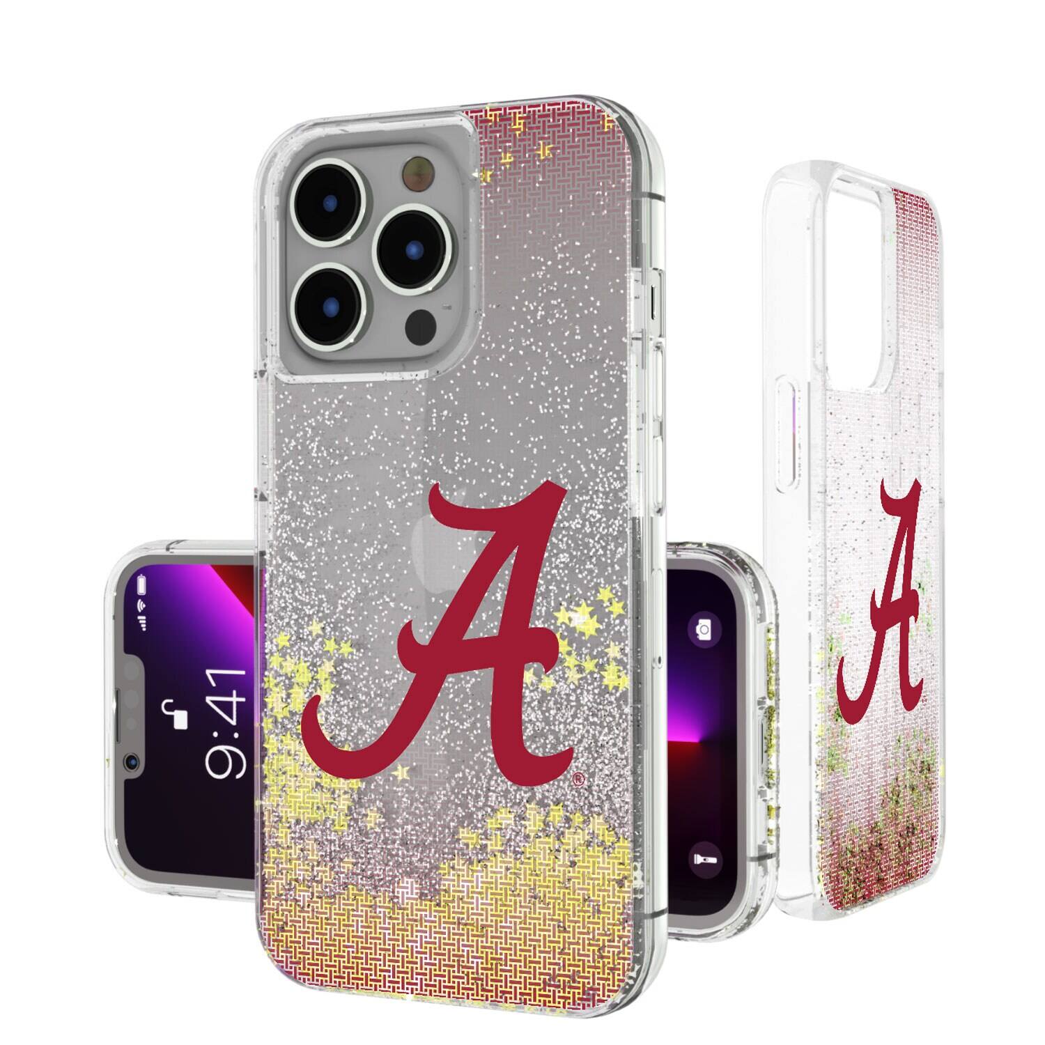 Keyscaper - NCAA - Alabama Crimson Tide Linen Logo iPhone Glitter Case - 15 Pro Max - Multicolor price history on PriceWatchPro