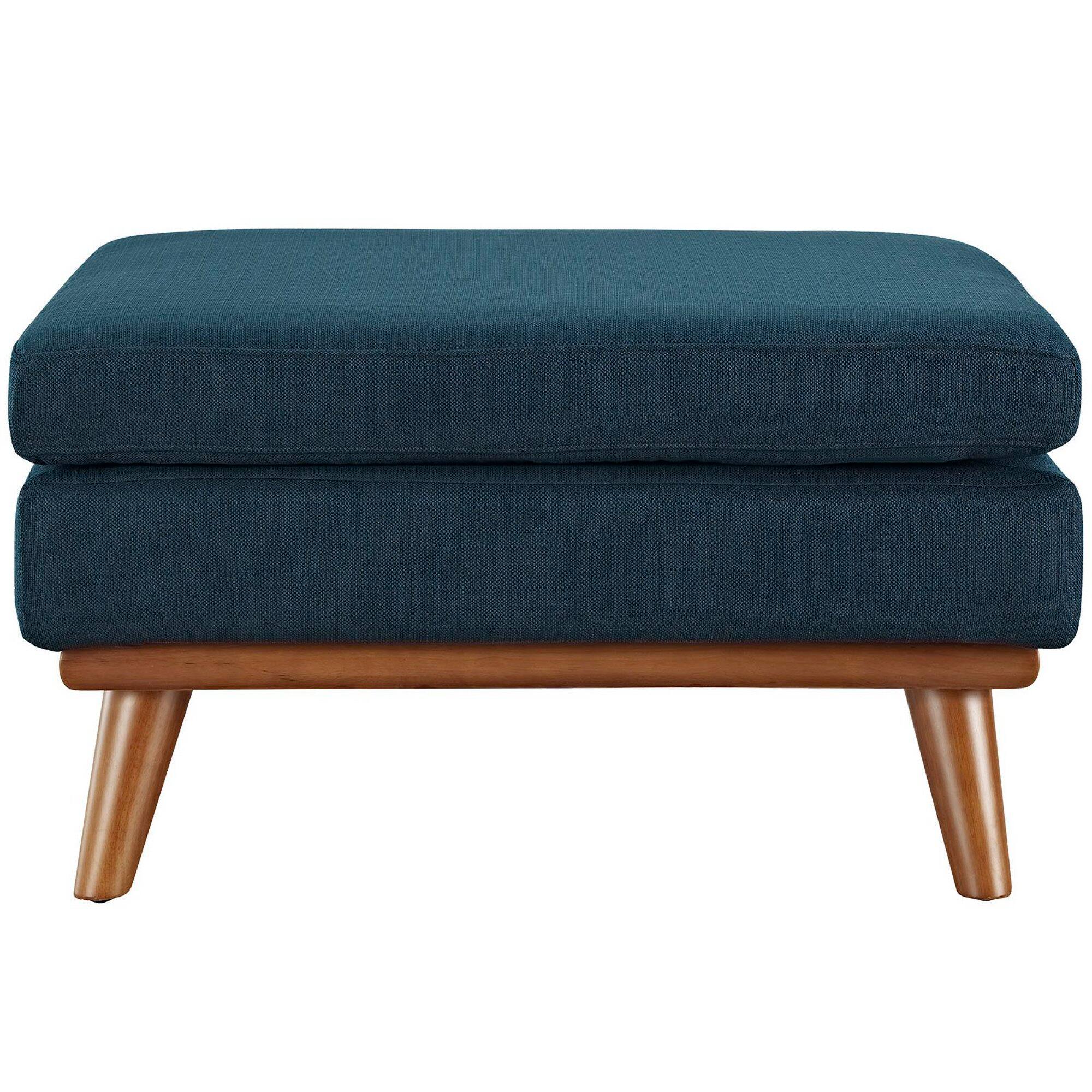 Back. Modway - Engage Upholstered Fabric Ottoman by Modway - EEI-1797-AZU.