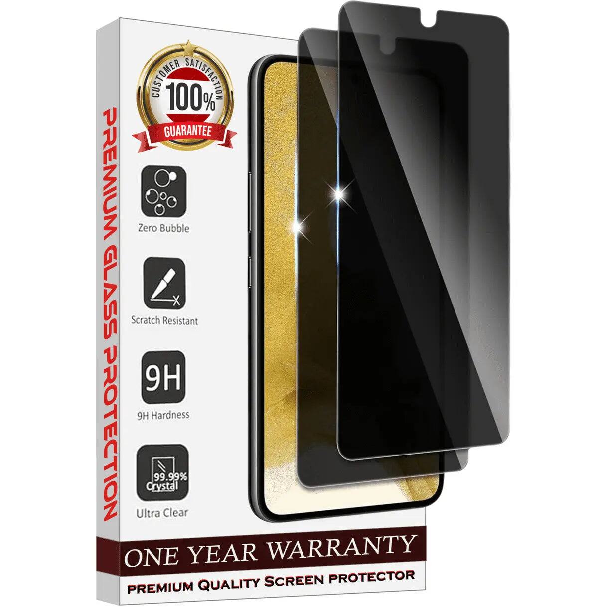 CUSTOMER 100% SATISFACTION GUARANTEE PREMIUM Zero Bubble GLASS Scratch Resistant 9H 9H Hardness PROTECTION ONE Ultra Crystal 99.99% Clear YEAR SCREEN WARRANTY PROTECTOR PREMIUM QUALITY