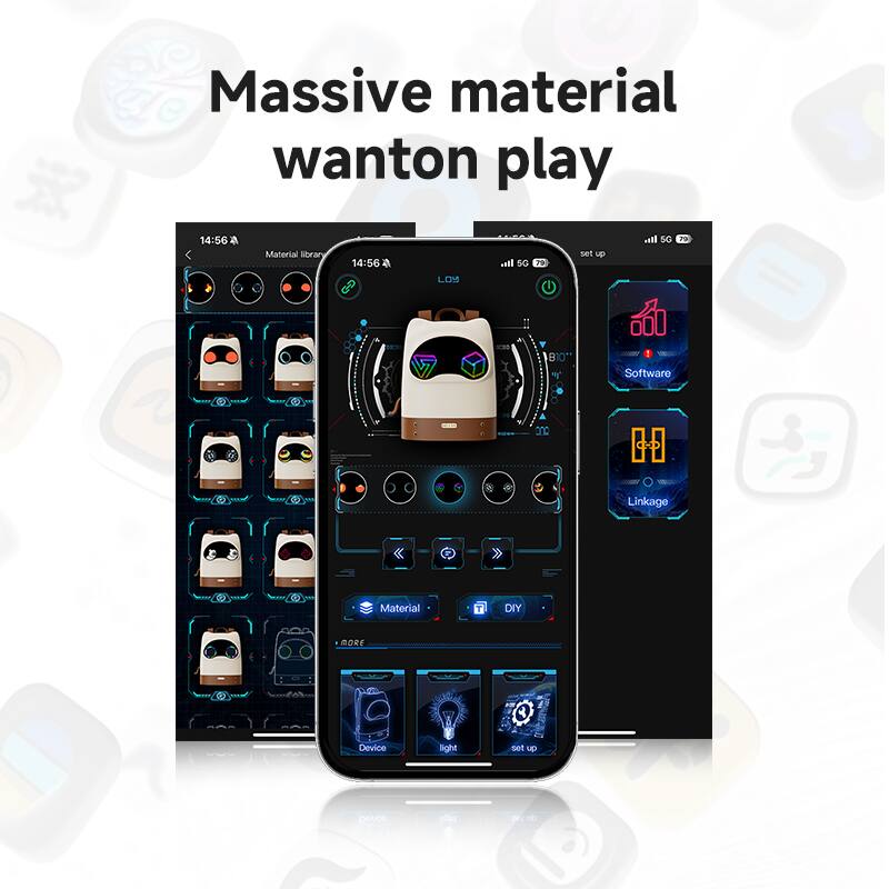 Massive material wanton play

14:56 Material Sbran

14:56 a & LOM al SG

a B10" set up

so ~ O00 Software

3n Linkage

Material DIY

BORE

Device light set up