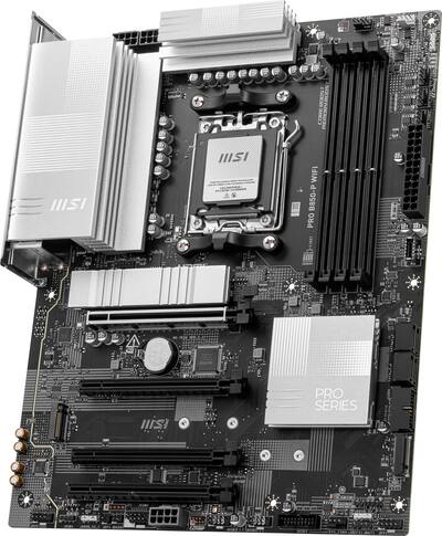 MSI PRO B850 P WIFI (Socket AM5) AMD B850 ATX DDR5 Wi Fi 7 MSI PRO B850 P WIFI (Socket AM5) AMD B850 ATX DDR5 Wi Fi 7