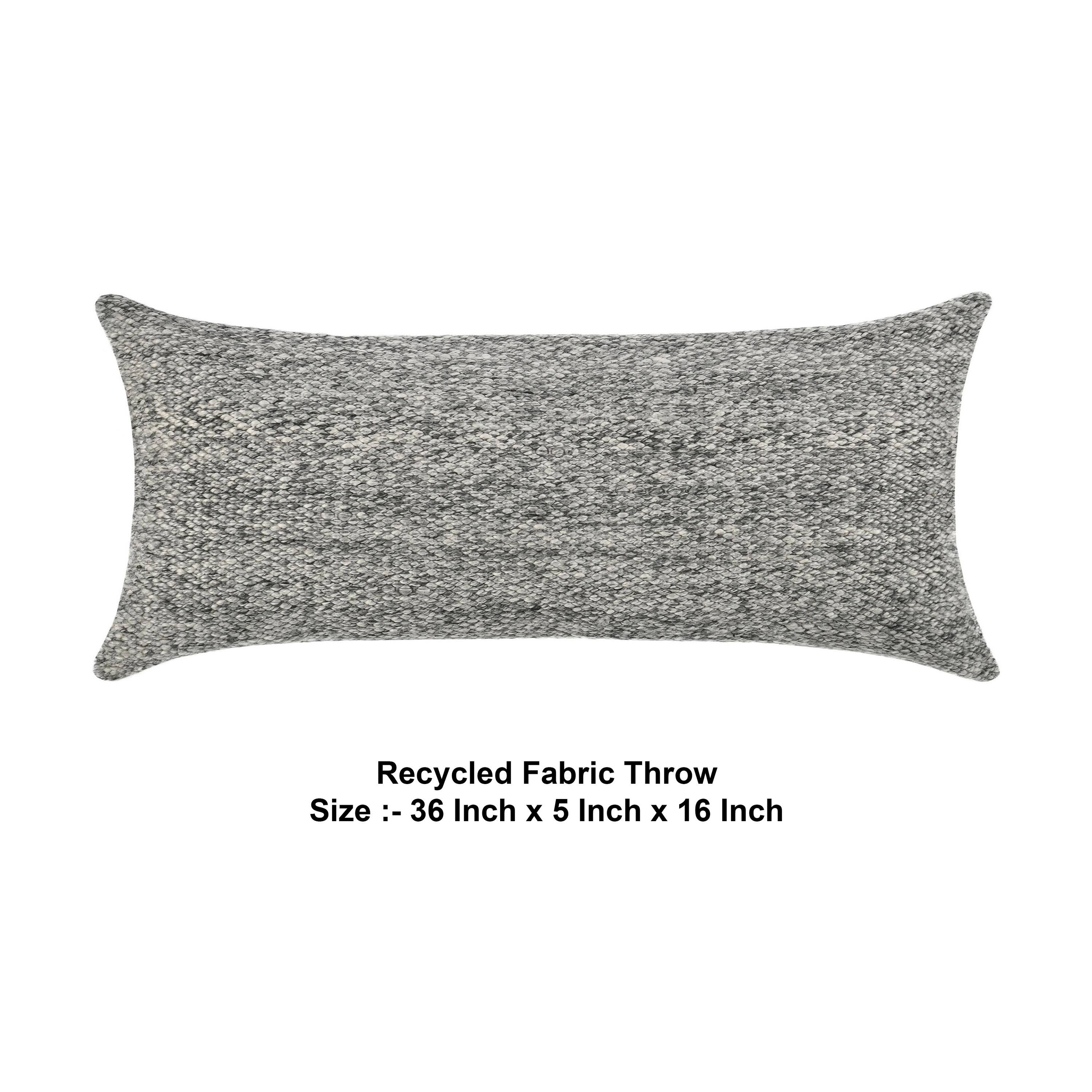 Recycled Fabric Throw  
Size: 36 Inch x 5 Inch x 16 Inch
