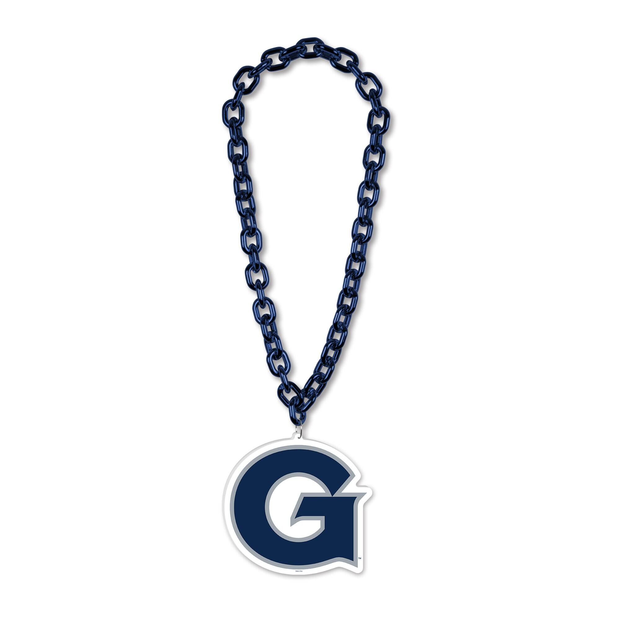 Front. WinCraft - Georgetown Hoyas Big Chain Necklace - Multicolor.