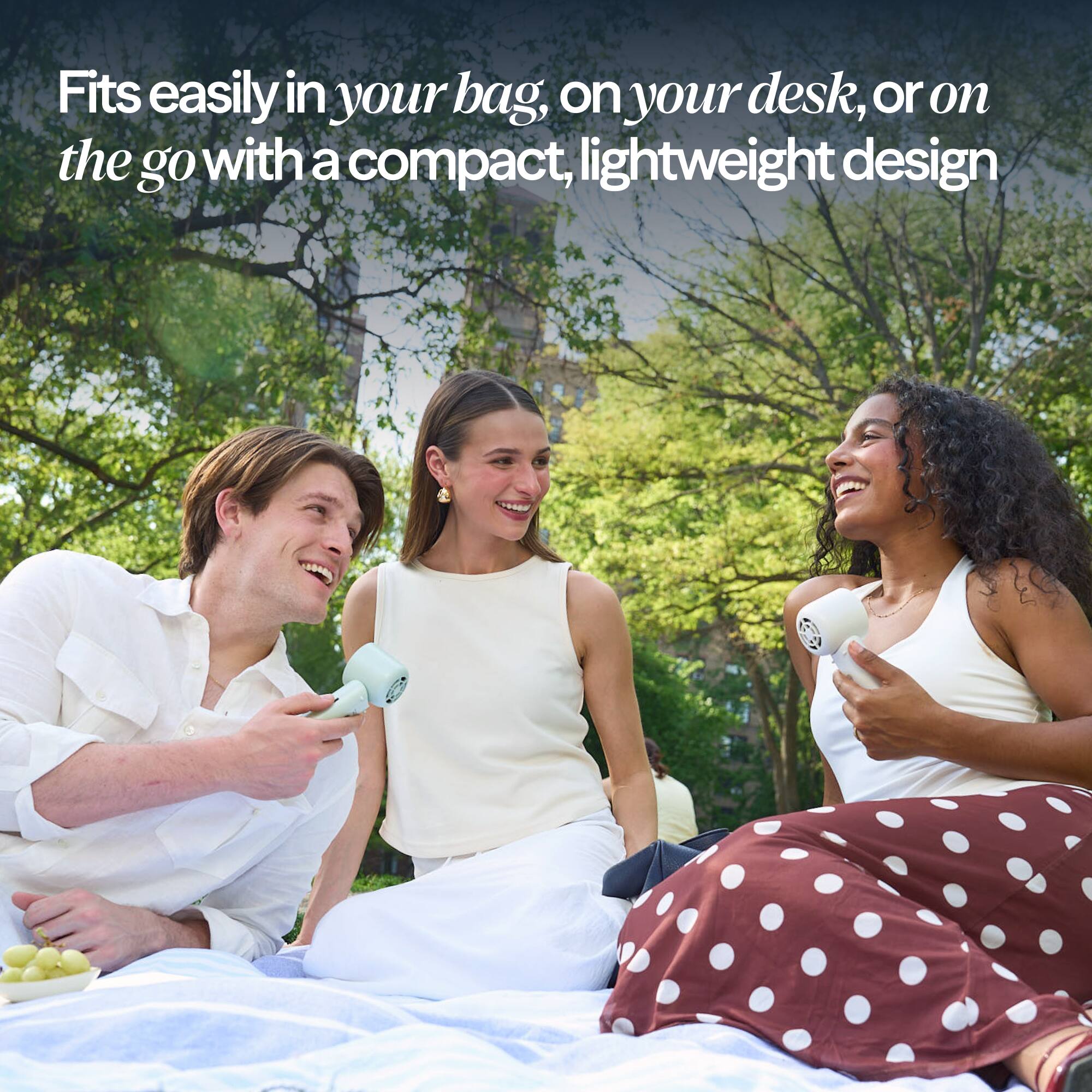Fits easily in your bag, on your desk, or on the go with a compact, lightweight design