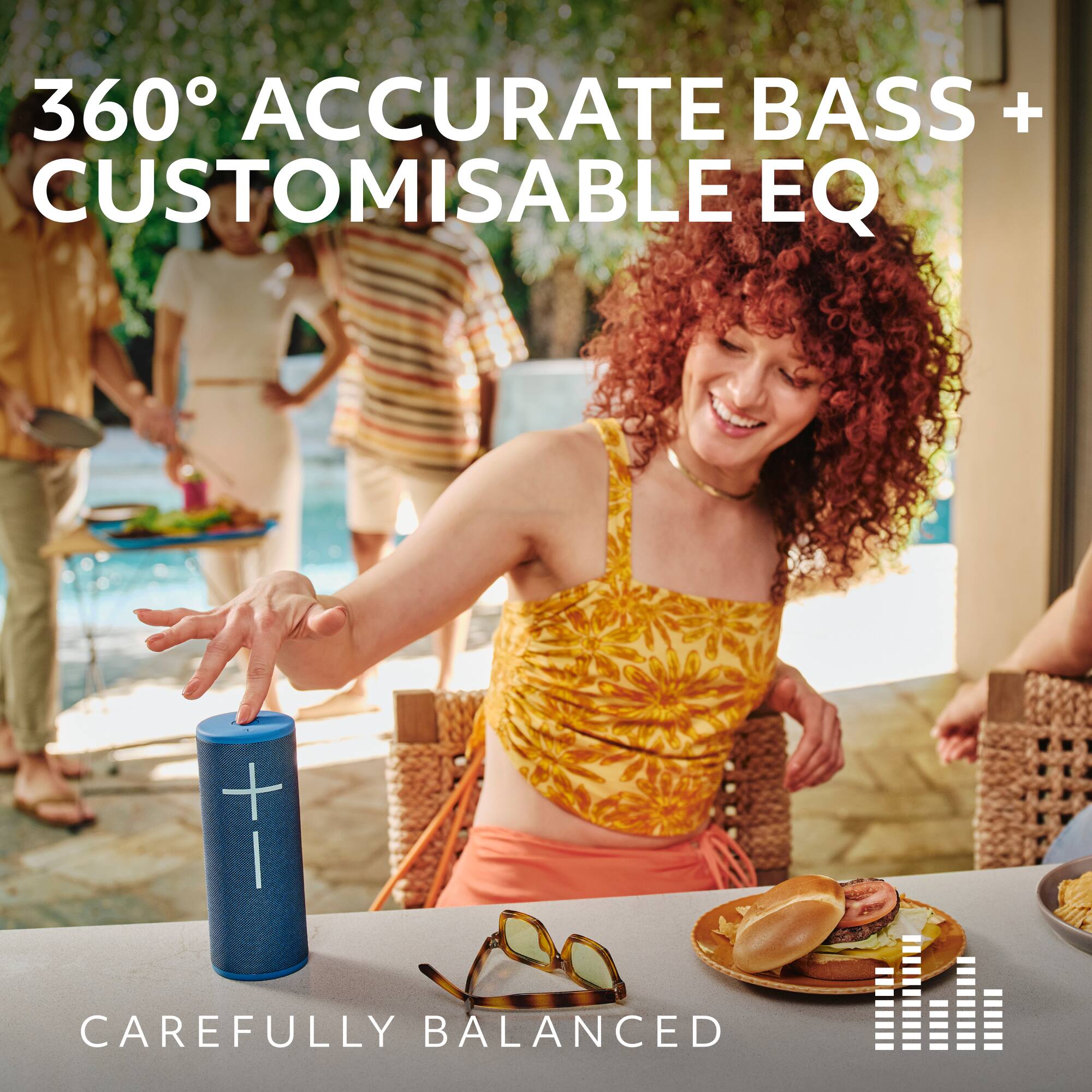 360 ACCURATE BASS + CUSTOMISABLE EQ + CAREFULLY BALANCED