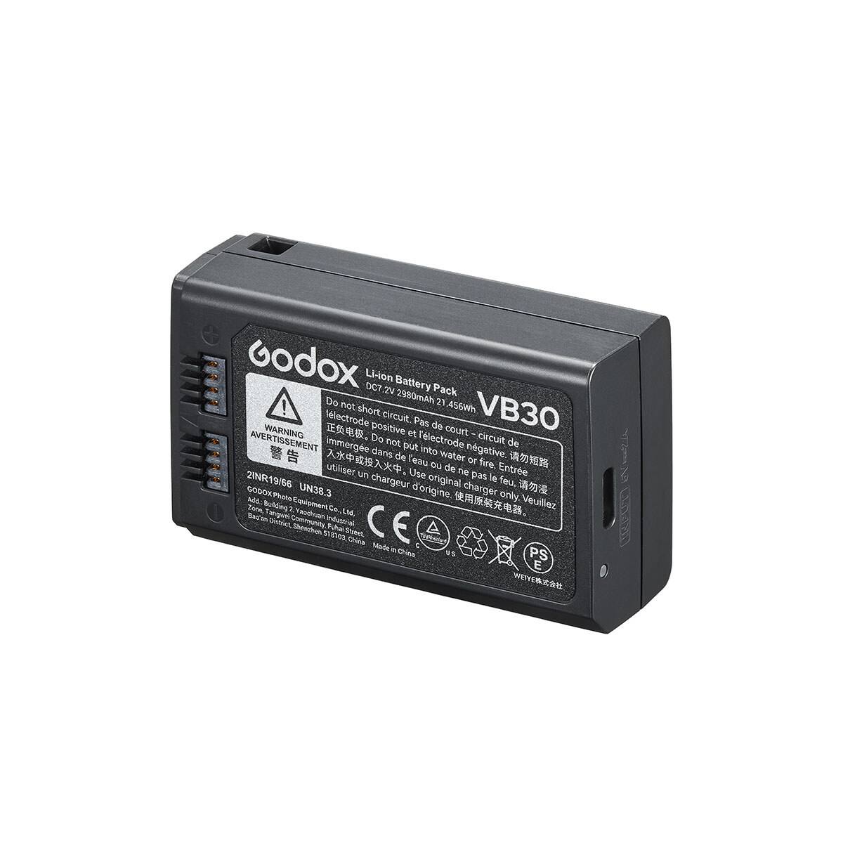 Godox Li-ion DC7 ON Battery 2980mAh 21 A56Wh

Do not short circuit. VB30 positive Pas de AVERTISSEMENT WARNING Do not et l'electrode immerge put de  dans de into water ngative.  utiliser l'eau OU de or fire. Entre  un Use ne pas 2INR19/66 chargeur original le feu, GODOX UN38.3 d'origine. charger only. 

Add: Building Equipment Co. Ltd. 
Zone, aochuan 
Shenzhen Fuhai Street 518103 
China Made China US PS E WEIYE
