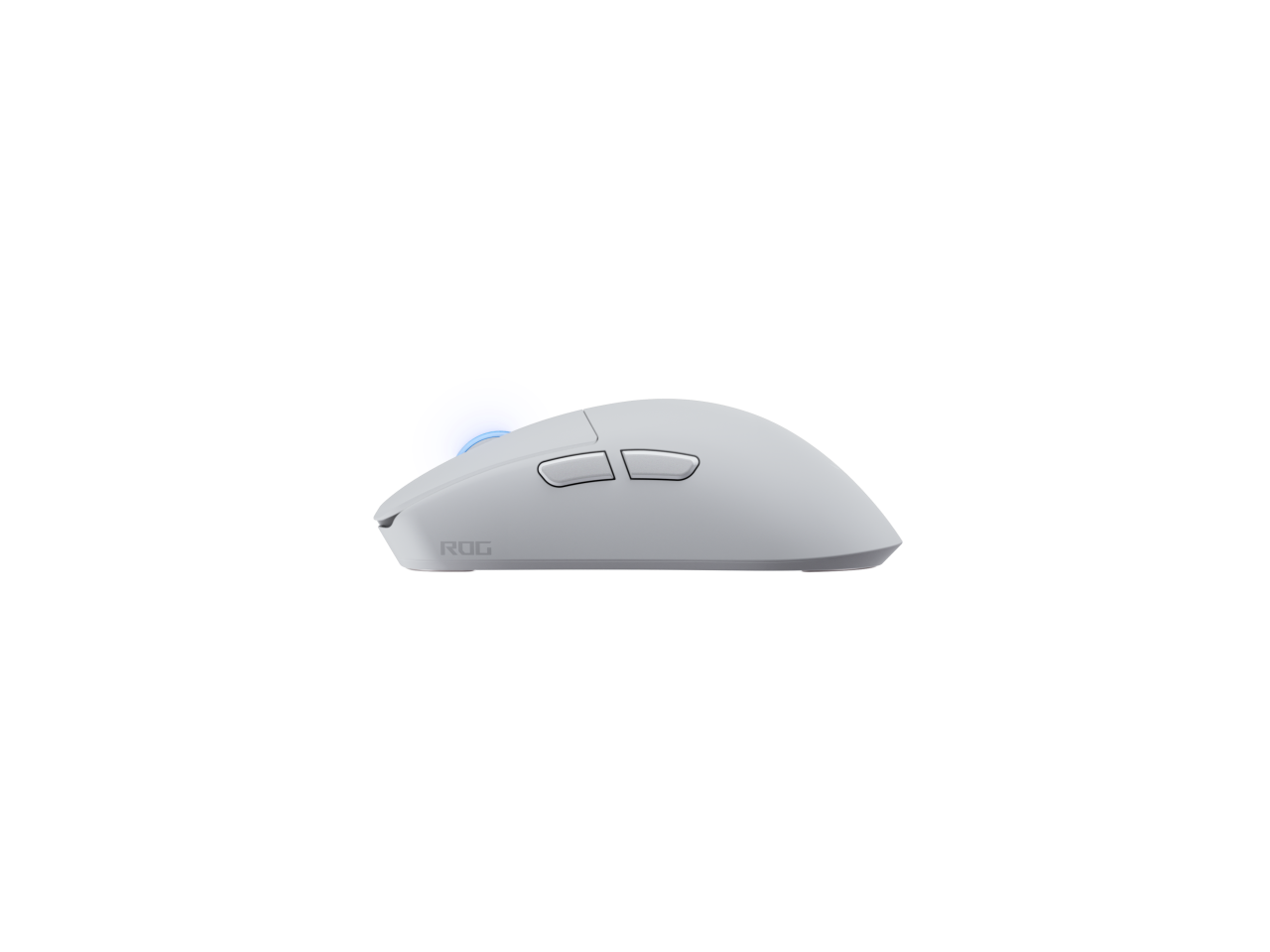 Alt View 2. ASUS - ASUS ROG Harpe II Ace Wireless Gaming Mouse (2025) 42K DPI, 8K Polling, 48g, 101hr Battery, Tri-Mode, White - White.