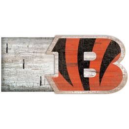 Fan Creations - Cincinnati Bengals 6" x 12" Mounted Key Holder - Multicolor
