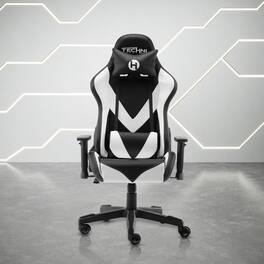 GOODSILO - Premium Ergonomic Gaming Chair with Adjustable Features and High Back Support - White