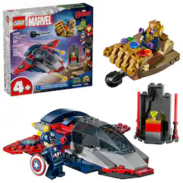 LEGO - Marvel Captain America vs. Thanos Kids Toy 76319