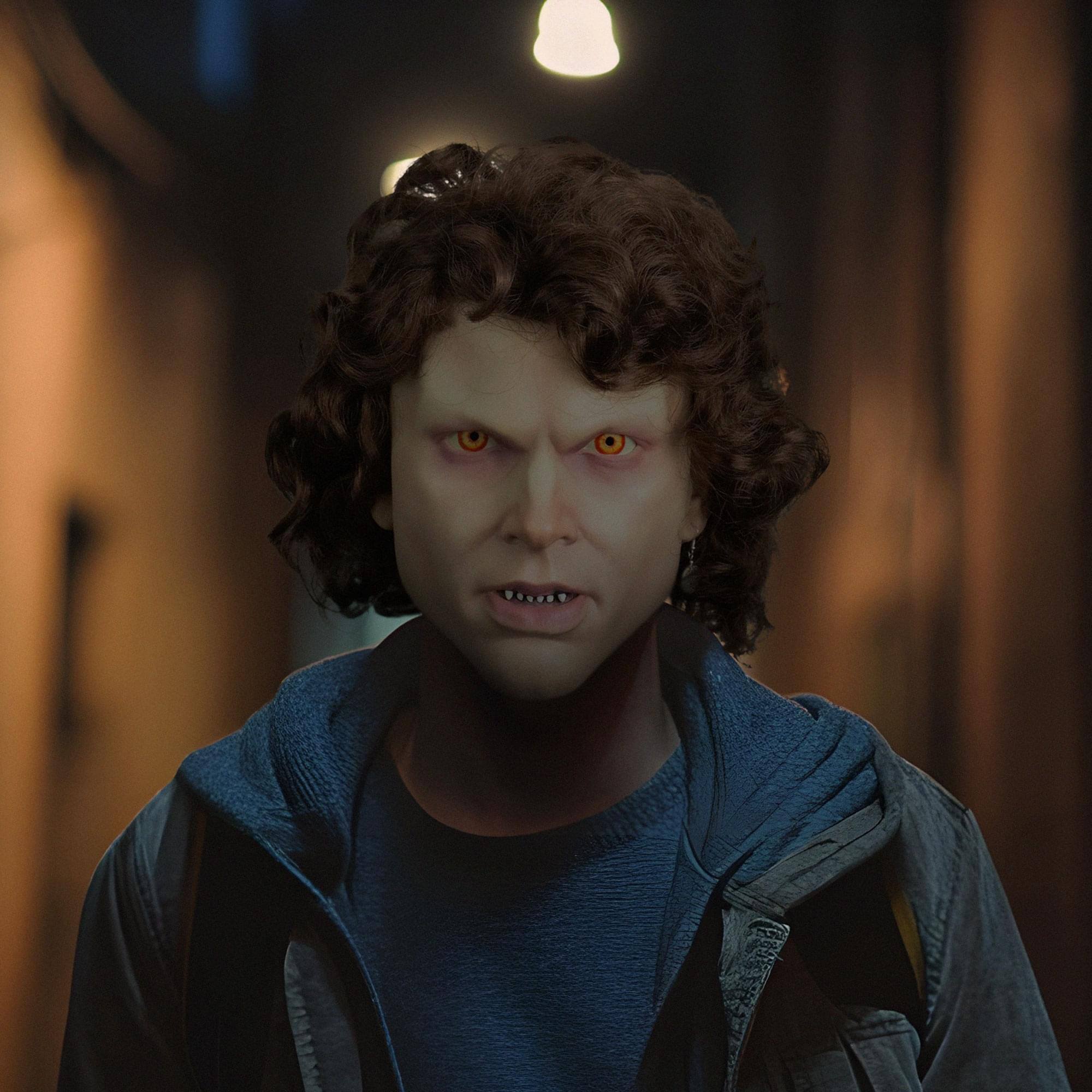 Alt View 3. Trick or Treat Studios - The Lost Boys Michael Deluxe Adult Injection Costume Mask - Multi-Colored.