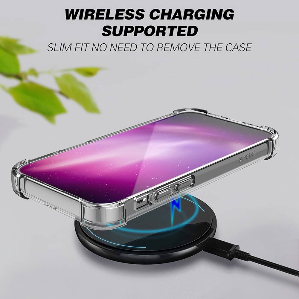 WIRELESS CHARGING SUPPORTED  
SLIM FIT NO NEED TO REMOVE THE CASE