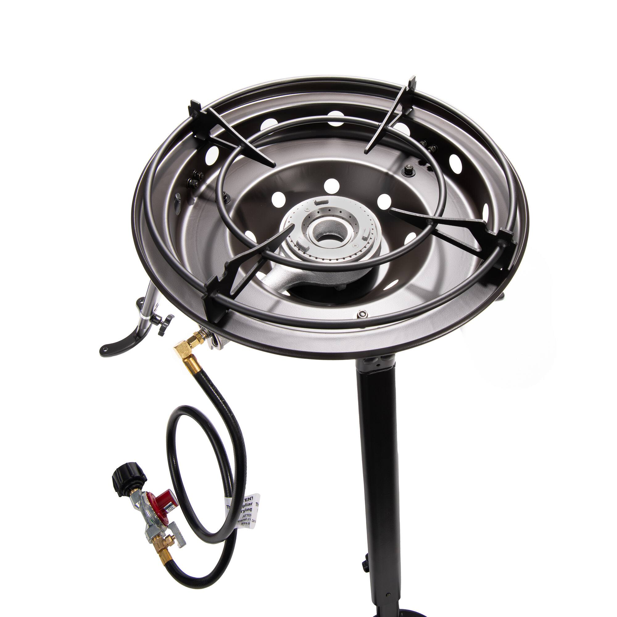 Alt View 4. Eastman Outdoors - Eastman Outdoors Big Kahuna Burner, Handles Woks up to 22" and Pots up to 36 qts - Black.