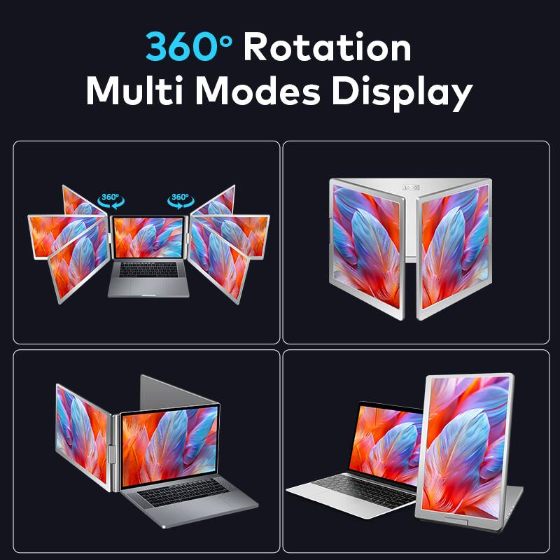 360° Rotation Multi Modes Display
