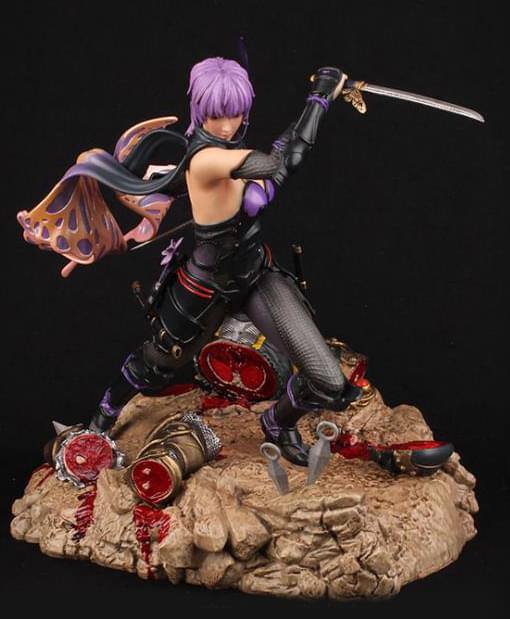 Alt View 1. Multiverse Studio - Ninja Gaiden 3: 13" 1:6 Scale Ayane Resin Statue With LED Lighting - Black.