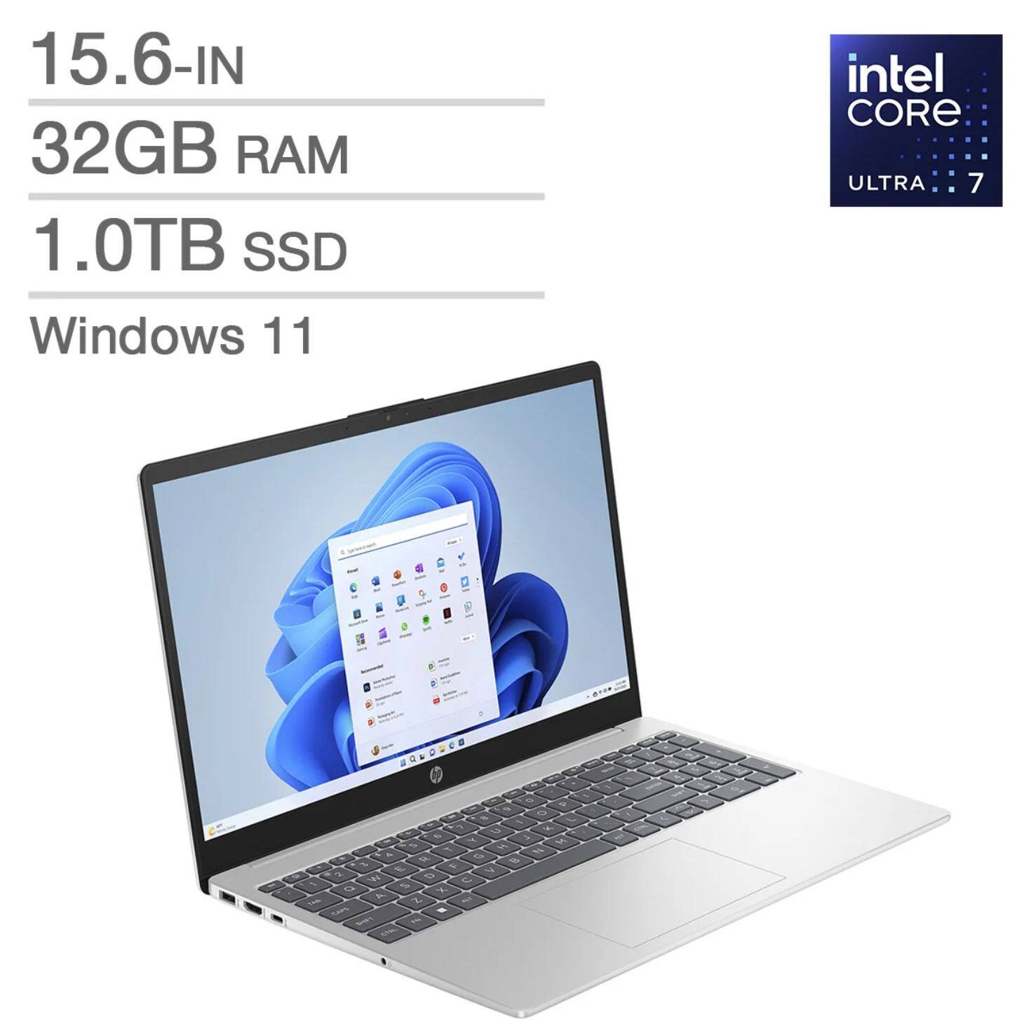 15.6-IN  
32GB RAM  
1.0TB SSD  
Windows 11  
Intel Core Ultra 7