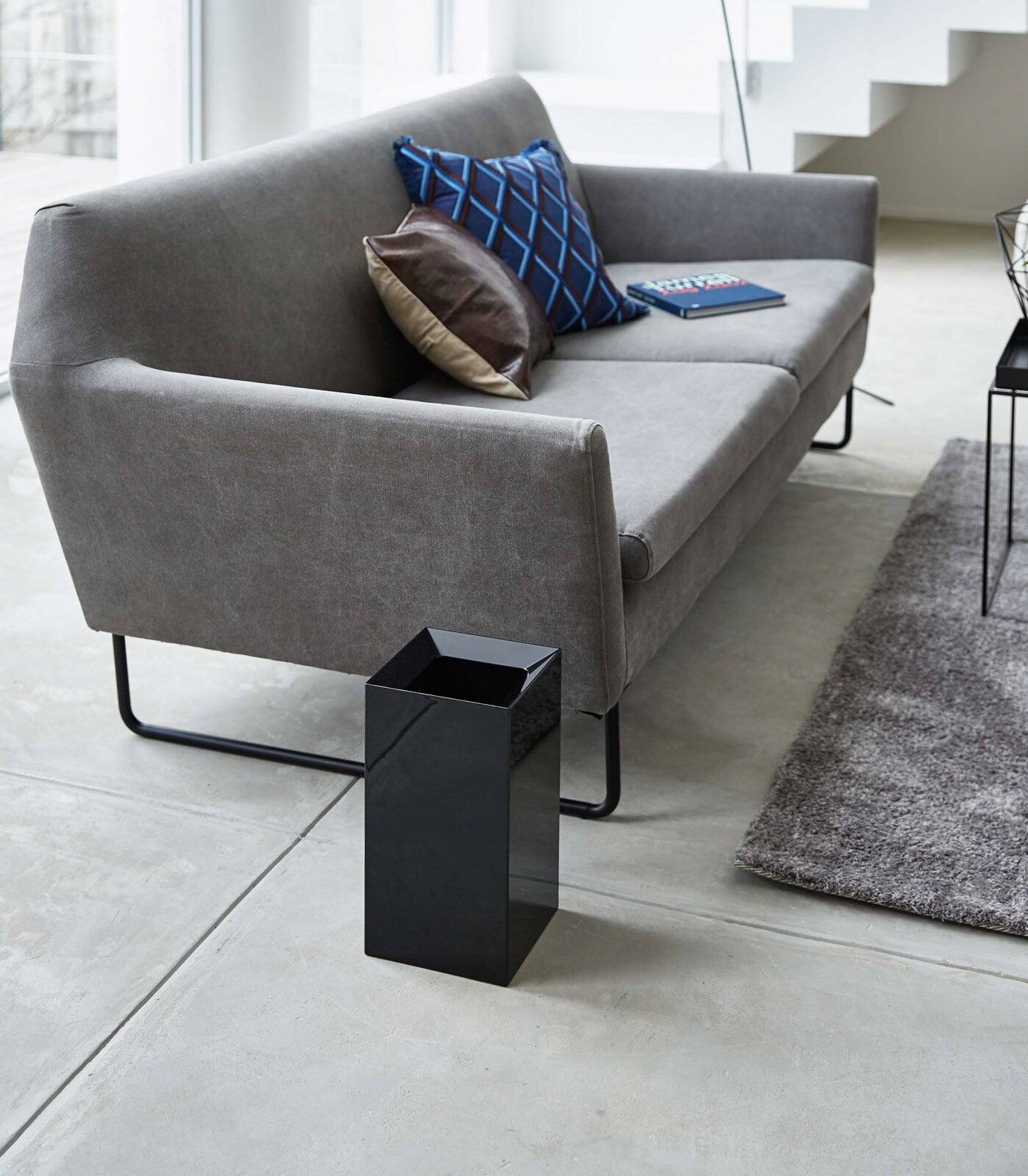Alt View 1. Yamazaki Home - Trash Can - Black.