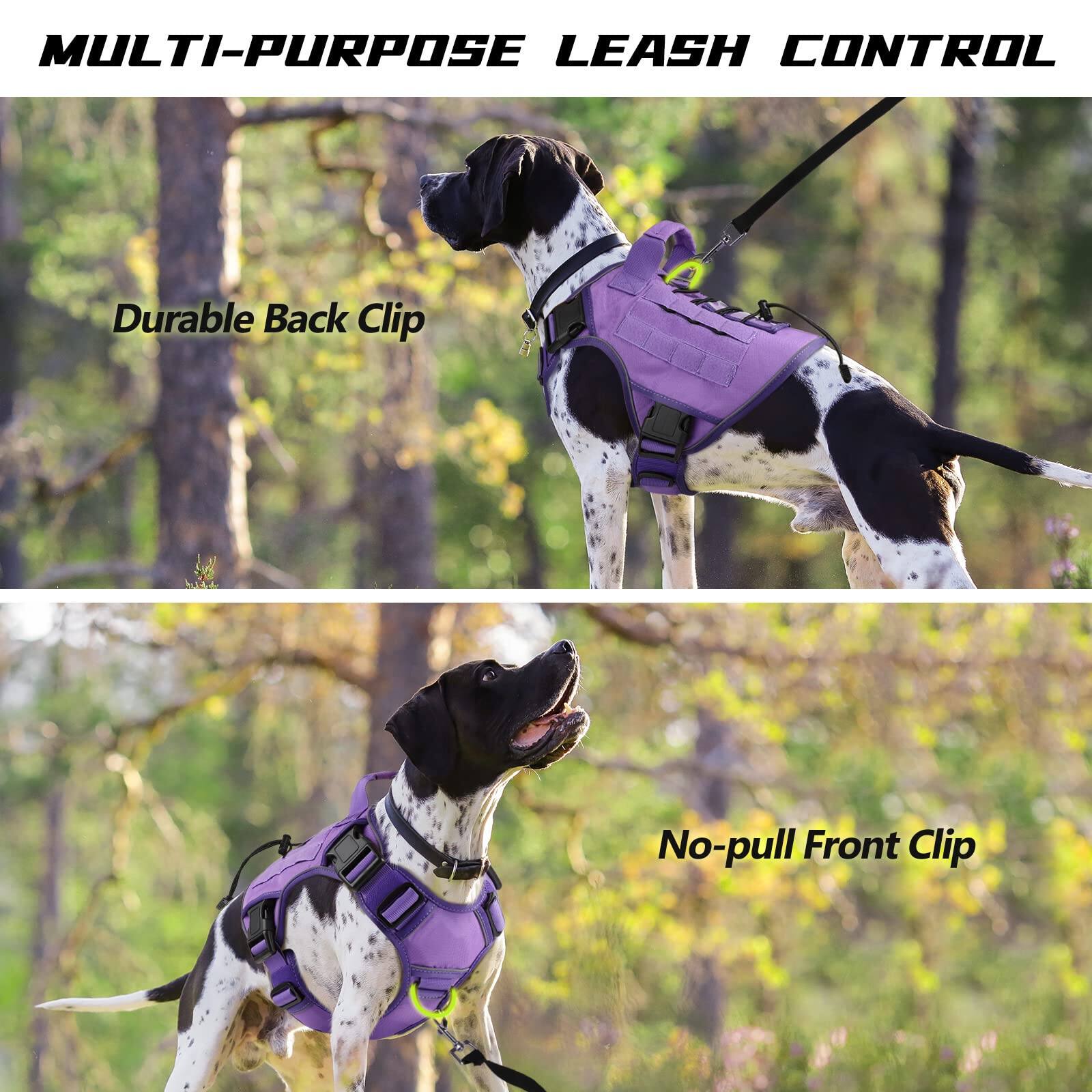 MULTI-PURPOSE LEASH CONTROL

Durable Back Clip

No-pull Front Clip