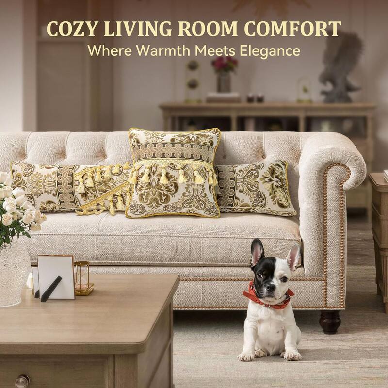 COZY LIVING ROOM COMFORT  
Where Warmth Meets Elegance