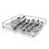 Alt View 3. Gibson - Gibson Home South Bay 65 Piece Stainless Steel Flatware Service Set with Wire Caddy - Silver.