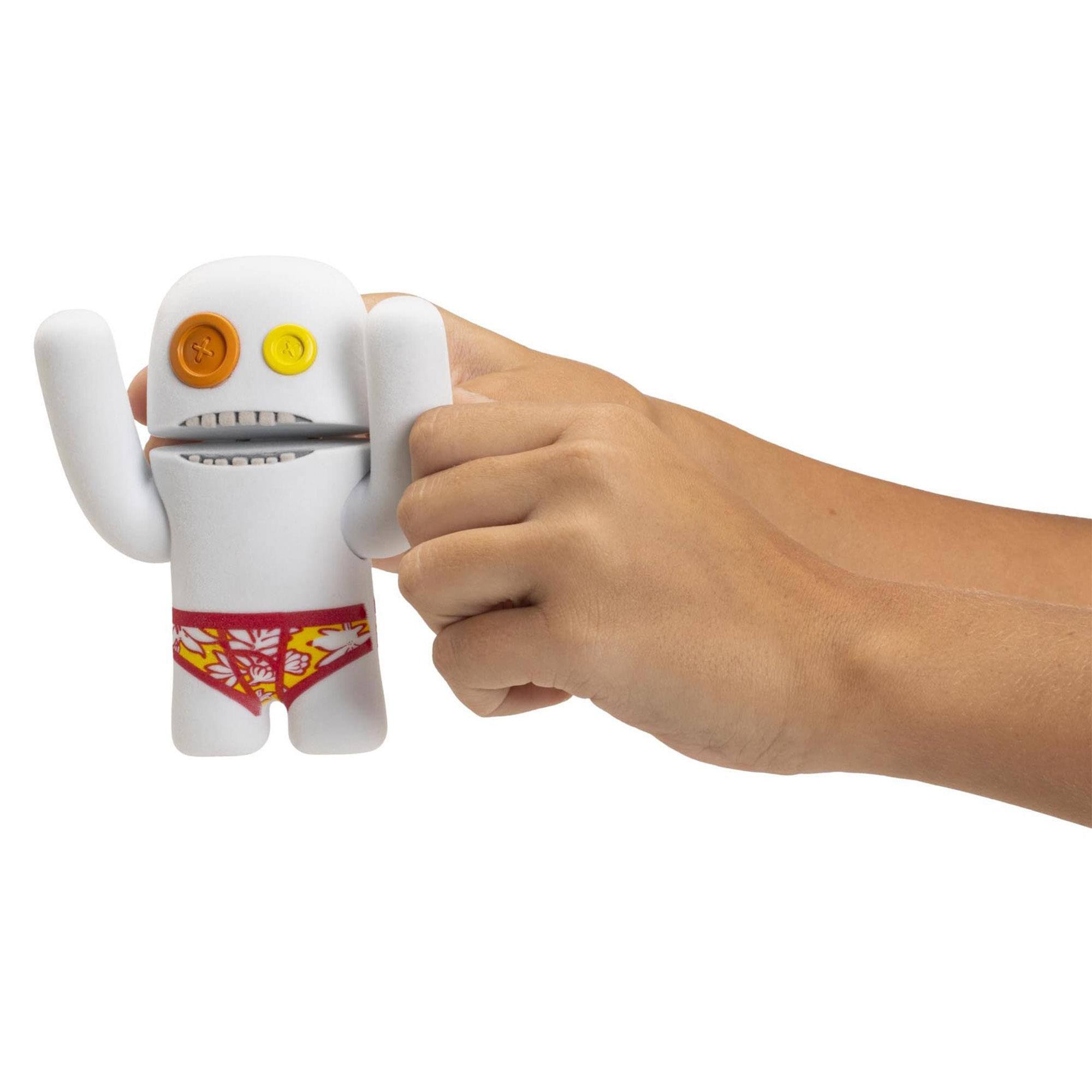 Alt View 5. ZURU - Fuggler 4.5 Inch Vinyl Figure | White - White.