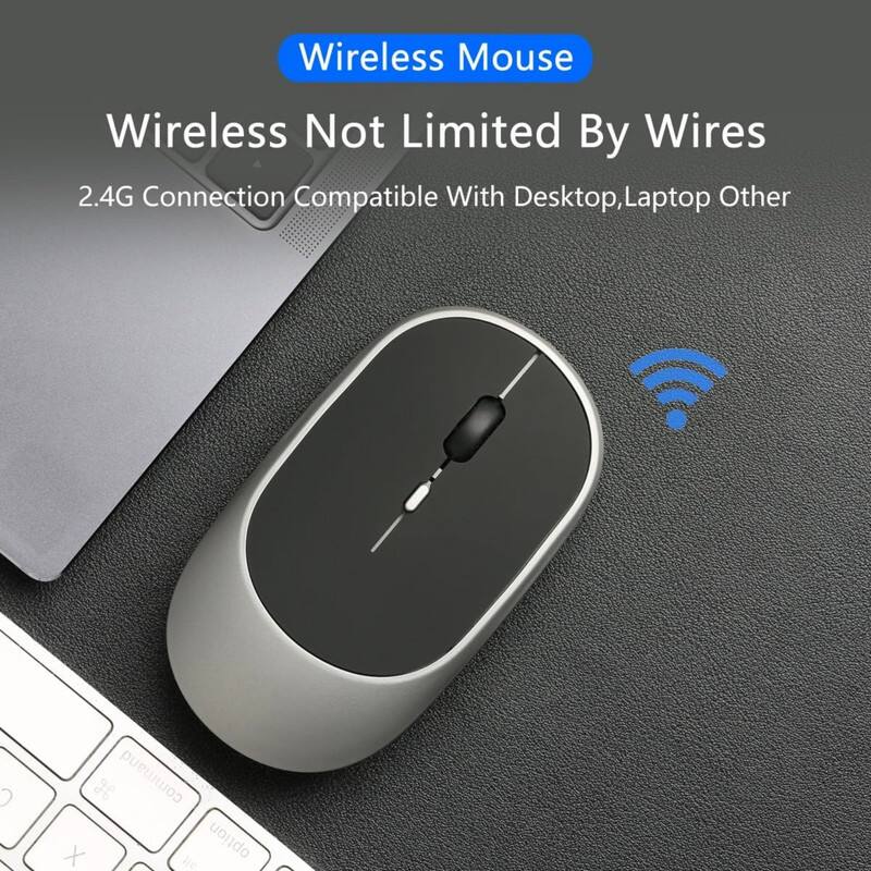 Wireless Mouse  
Wireless Not Limited By Wires  
2.4G Connection Compatible With Desktop, Laptop Other