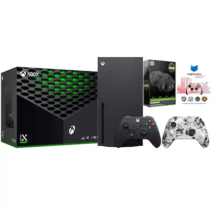 XBOX mightyskins ada A.S d C -- 1 1 - CHARGEBOCK - CAR - -- - -- -- % X Y B X 1850 SERIES X - V 1TB : : SETPS