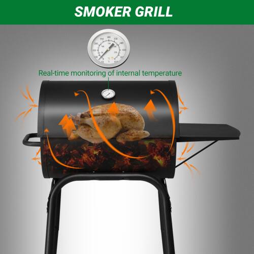 SMOKER GRILL

Real-time monitoring of internal temperature