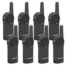 Motorola Solutions - Motorola DLR1060 Two-Way Digital Business Radio (DLR1060) (8-Pack) - Black