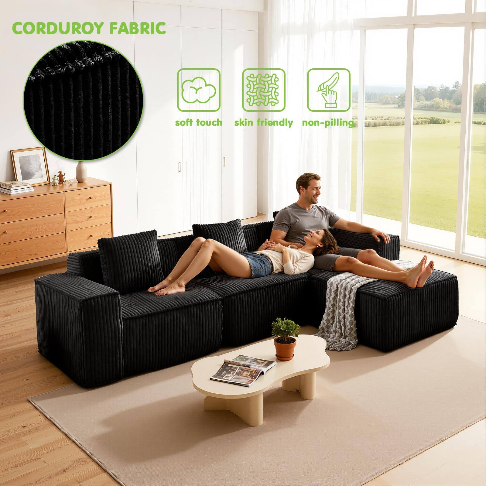CORDUROY FABRIC

- soft touch
- skin friendly
- non-pilling