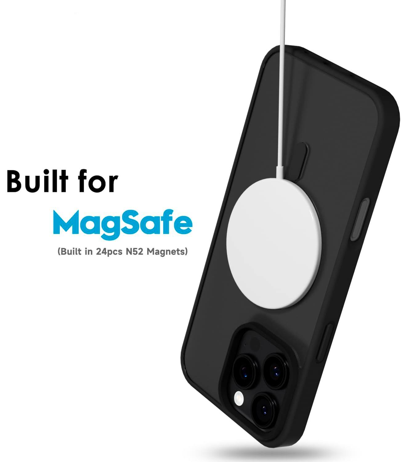 Built for MagSafe
(Built in 24pcs N52 Magnets)