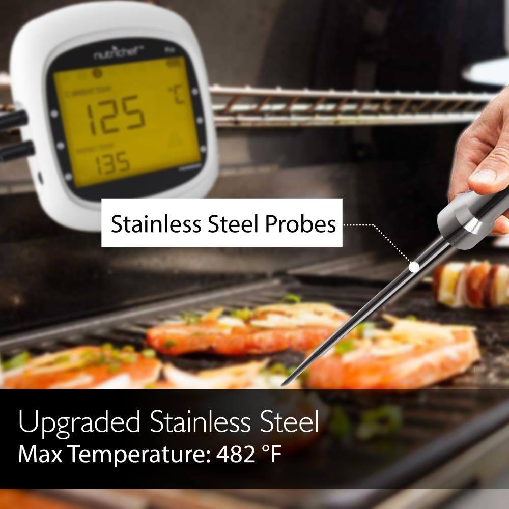 Stainless Steel Probes  
Upgraded Stainless Steel  
Max Temperature: 482°F