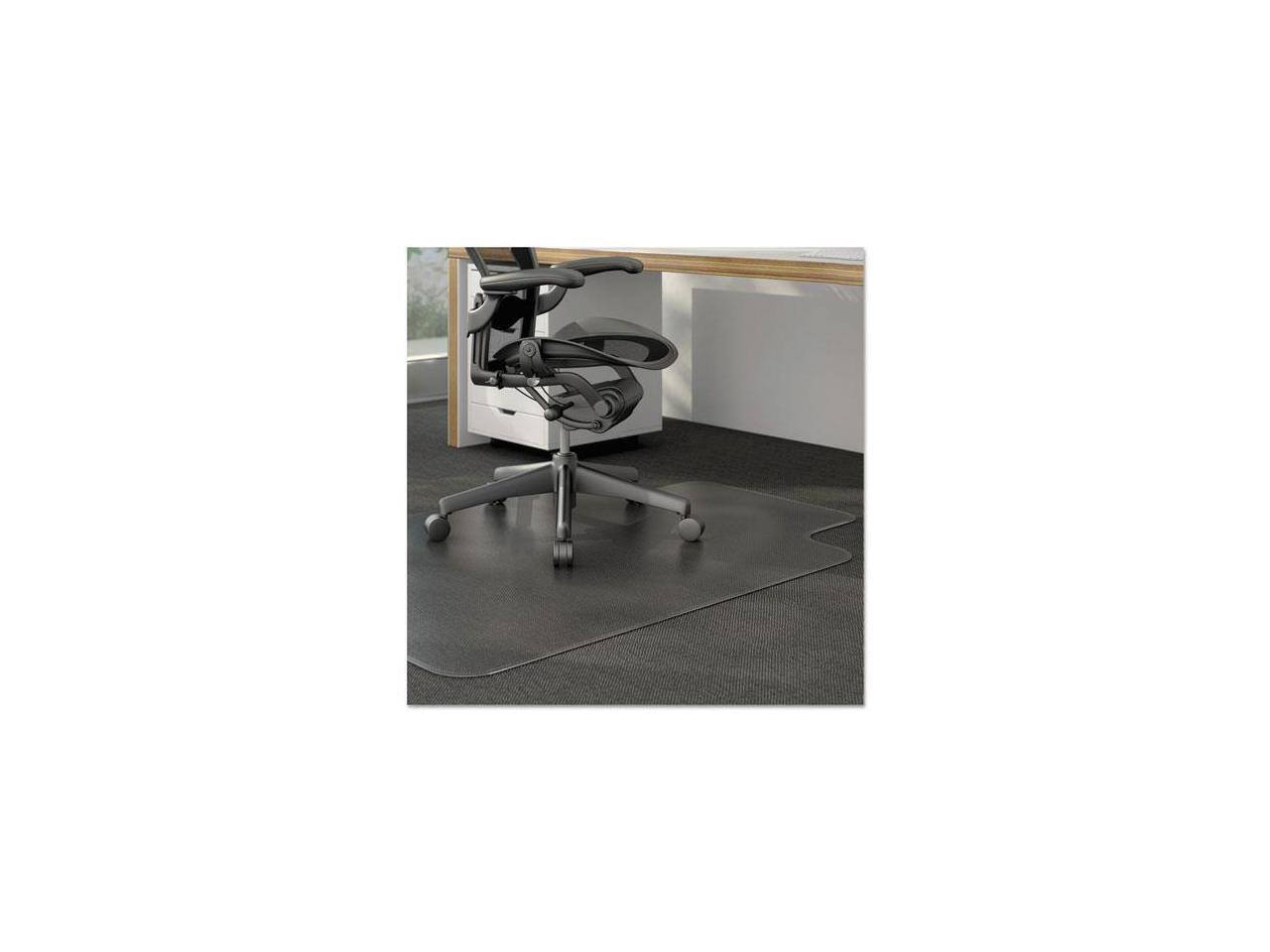 Alt View 1. Alera - Alera ALEMAT4553CLPR Studded Chair Mat for Low Pile Carpet, 45 x 53, Clear - Clear.