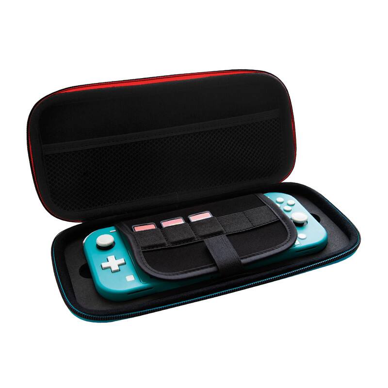 Alt View 3. 4Gamers - Premium Travel Case Compatible with Nintendo Switch & Switch Lite and OLED Edition SWL-01-4G - Black.