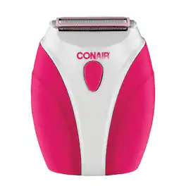 Conair - Battery Operated Wet or Dry Dual Trimmer Foil Shaver - Pink