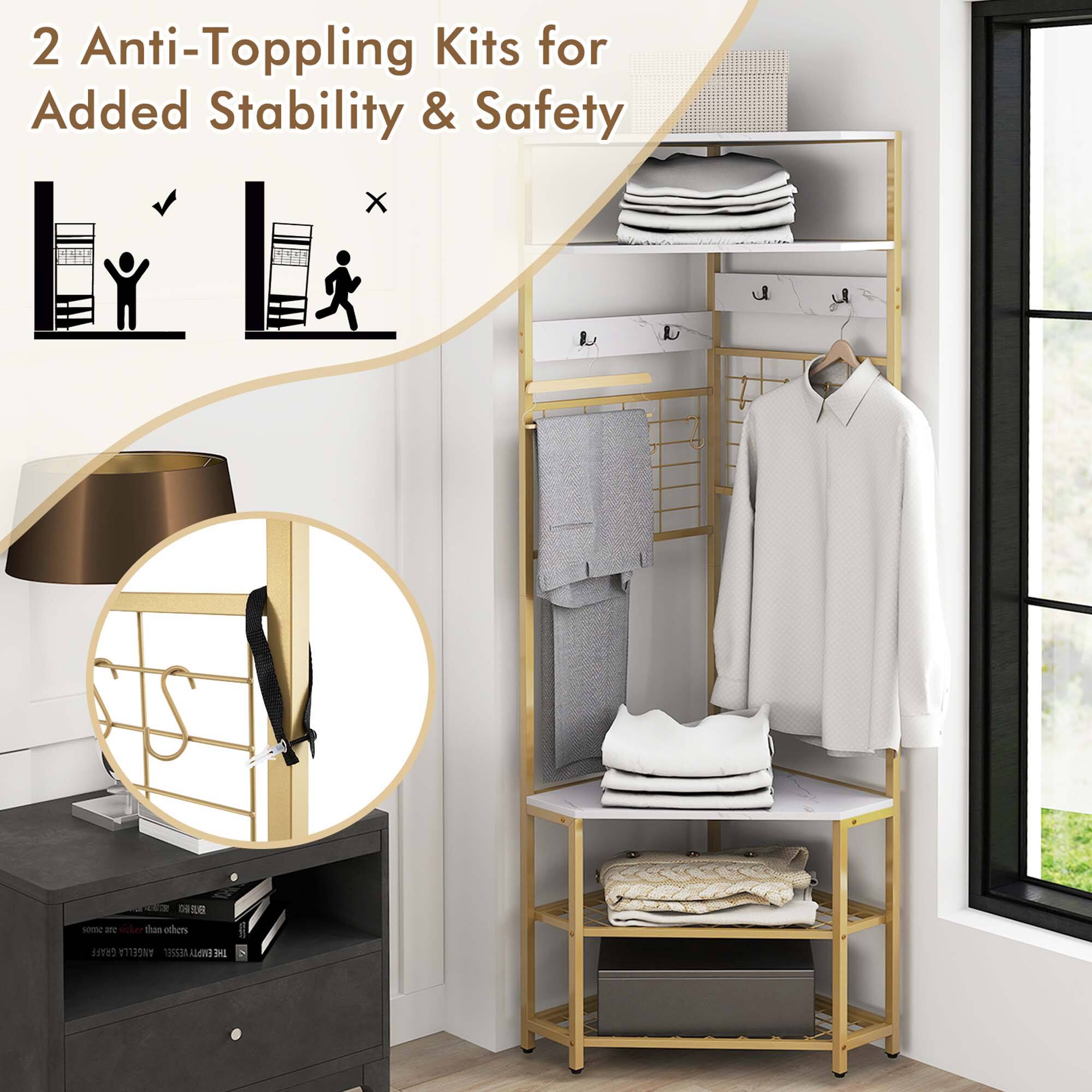 2 Anti-Toppling Kits for Added Stability & Safety