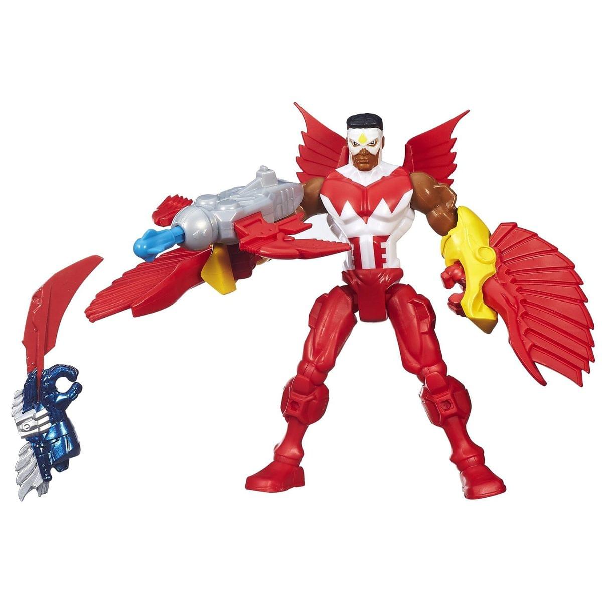 Alt View 1. Hasbro - Marvel Super Hero Mashers 6" Action Figure: Falcon - Red.