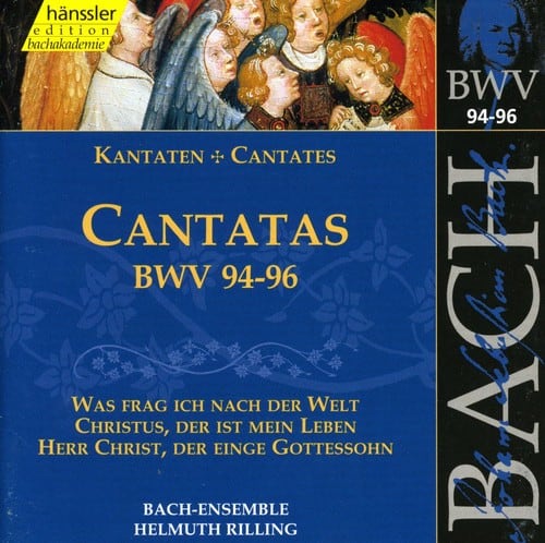 Helmuth Rilling - Sacred Cantatas BWV 94-96  - COMPACT DISCS