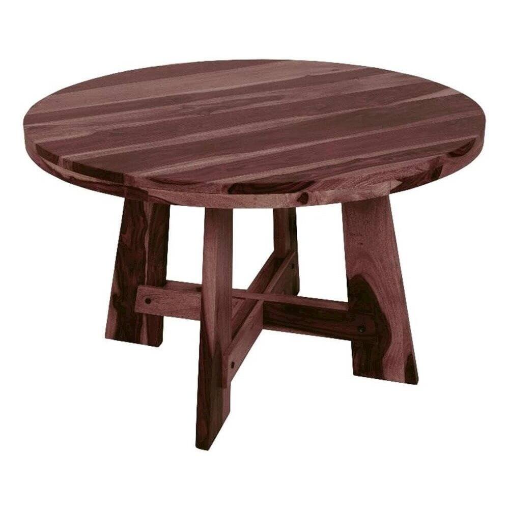 Back. Porter Designs - Kalispell Solid Sheesham Wood Dining Table - Brown.