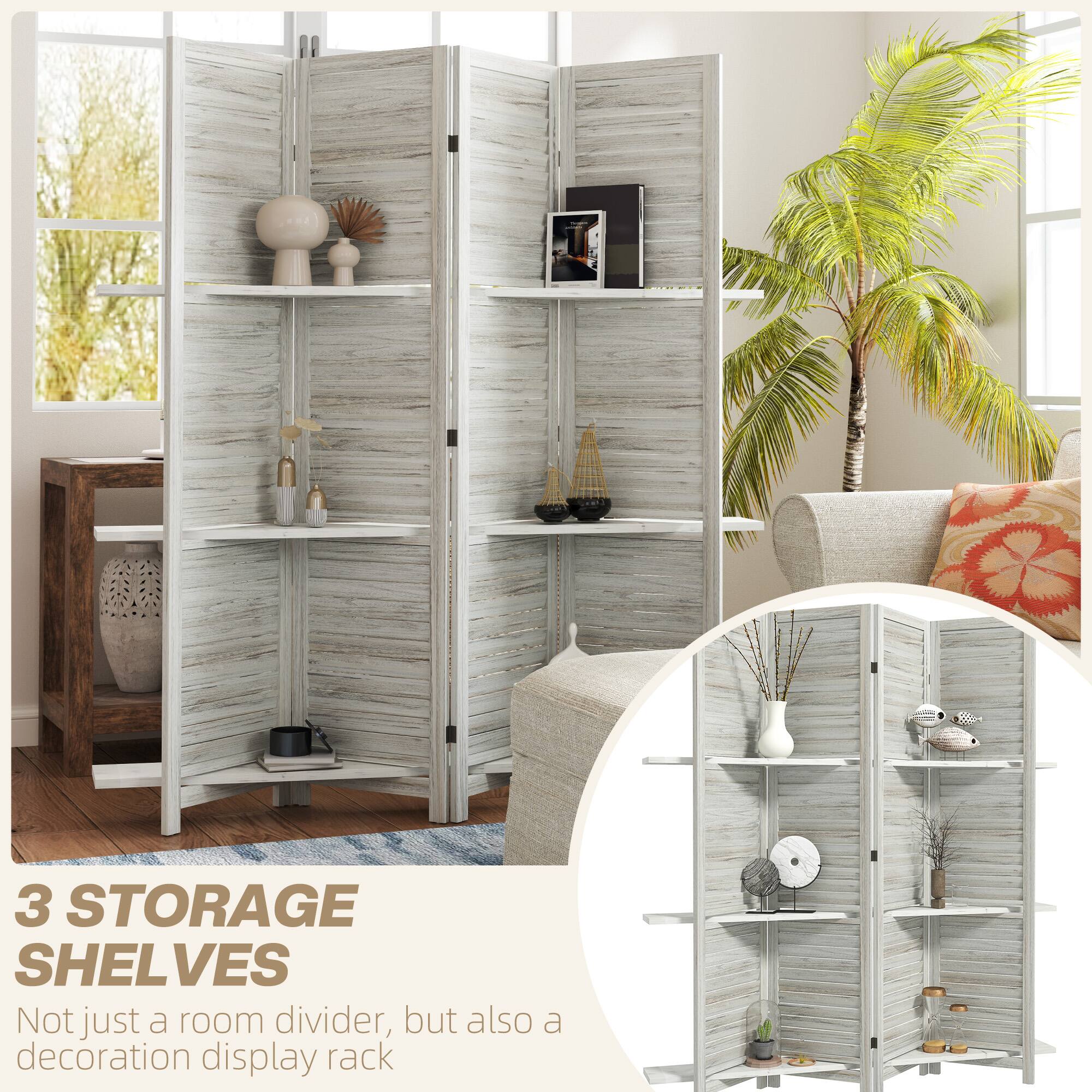 S6 - 3 STORAGE SHELVES
Not just a room divider, but also a decoration display rack